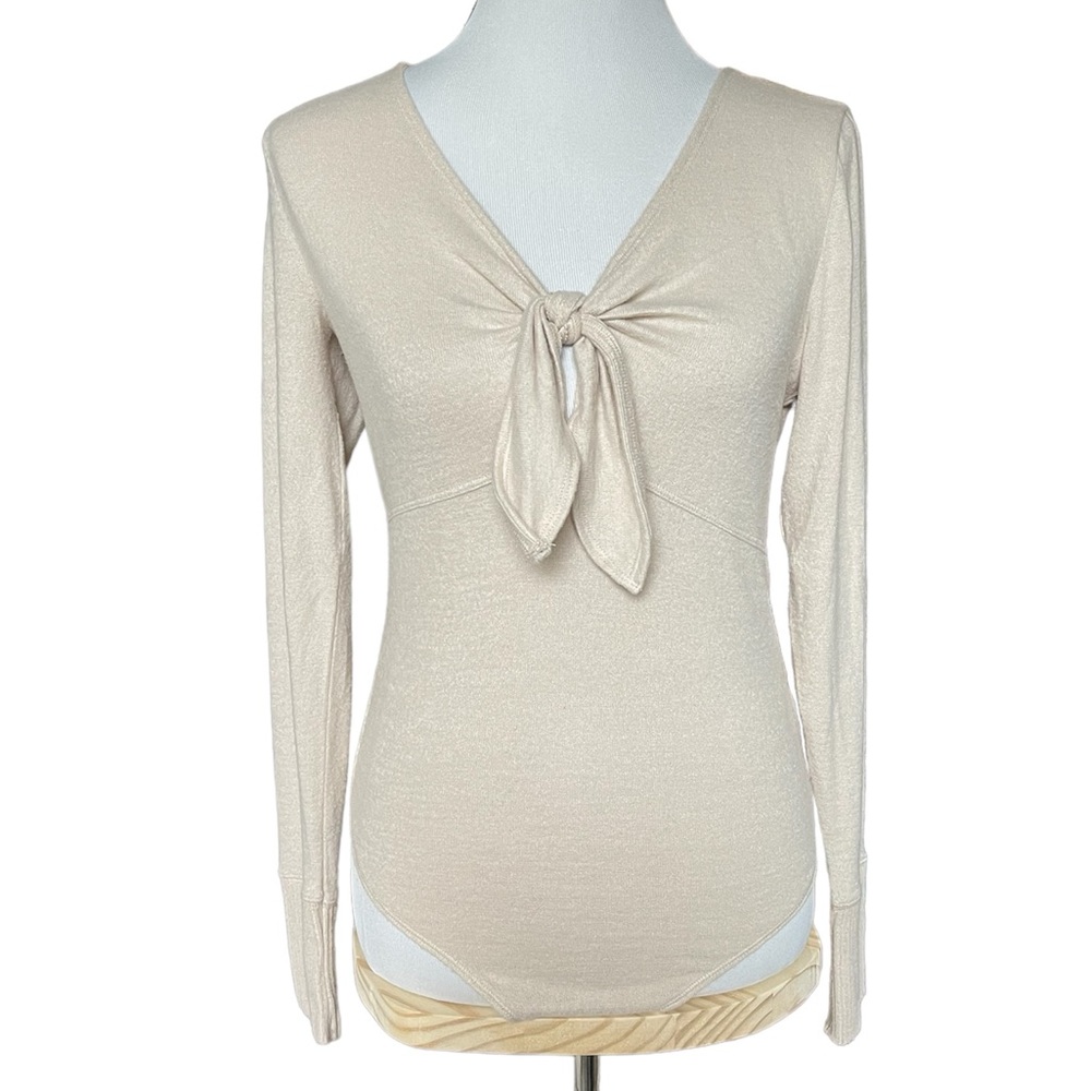 Abercrombie & Fitch SoftAF tie front bodysuit